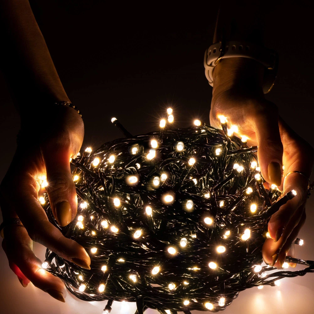 Springos Kalėdinės lemputės 27,5 m 500 LED