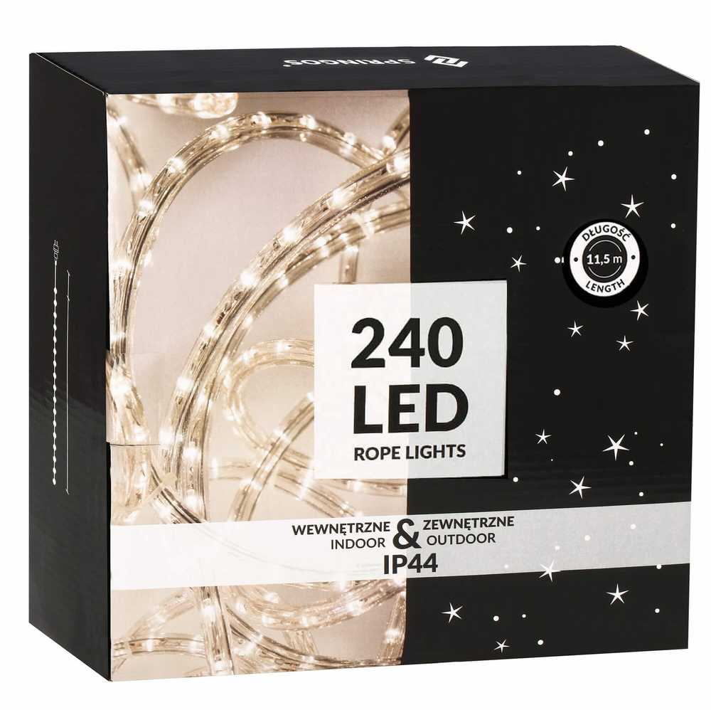 Kalėdinės lemputės Springos 240 LED, 11,5 m, IP44