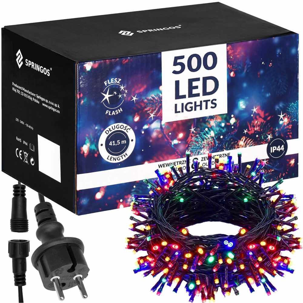 Kalėdinės lemputės Springos 500 LED 41,5 m