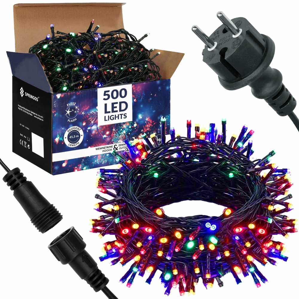 Kalėdinės lemputės Springos 500 LED 41,5 m