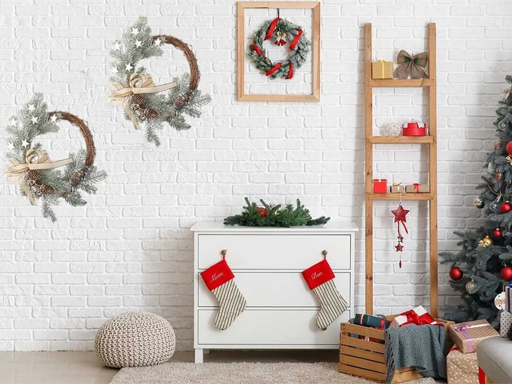 Kalėdinis dekoratyvinis vainikas