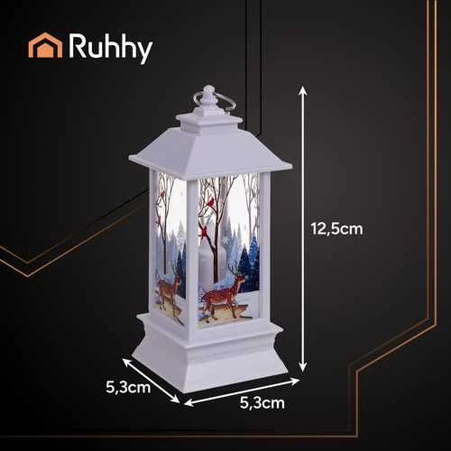 Baltas LED Kalėdinis žibintas Ruhhy 26753