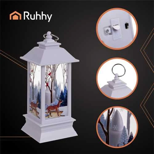 Baltas LED Kalėdinis žibintas Ruhhy 26753