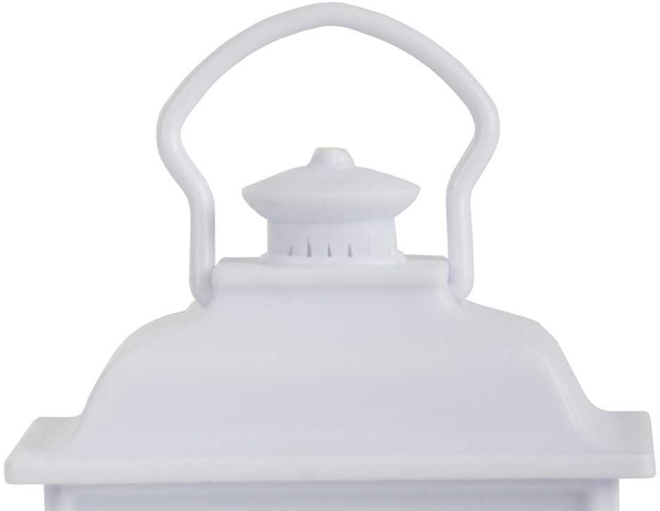 Kalėdinis LED žibintas su vitražu, 14x7x4 cm