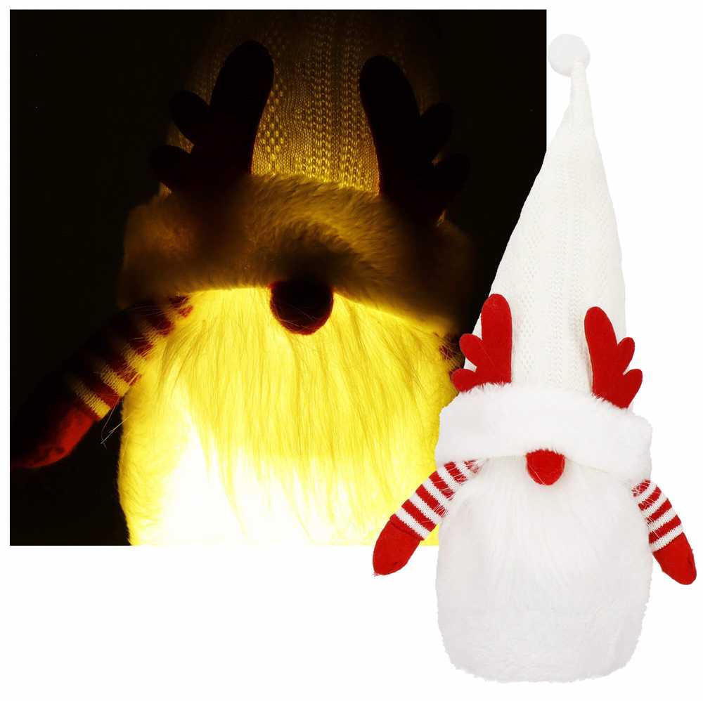 Kalėdinis nykštukas su LED apšvietimu Springos 37 cm