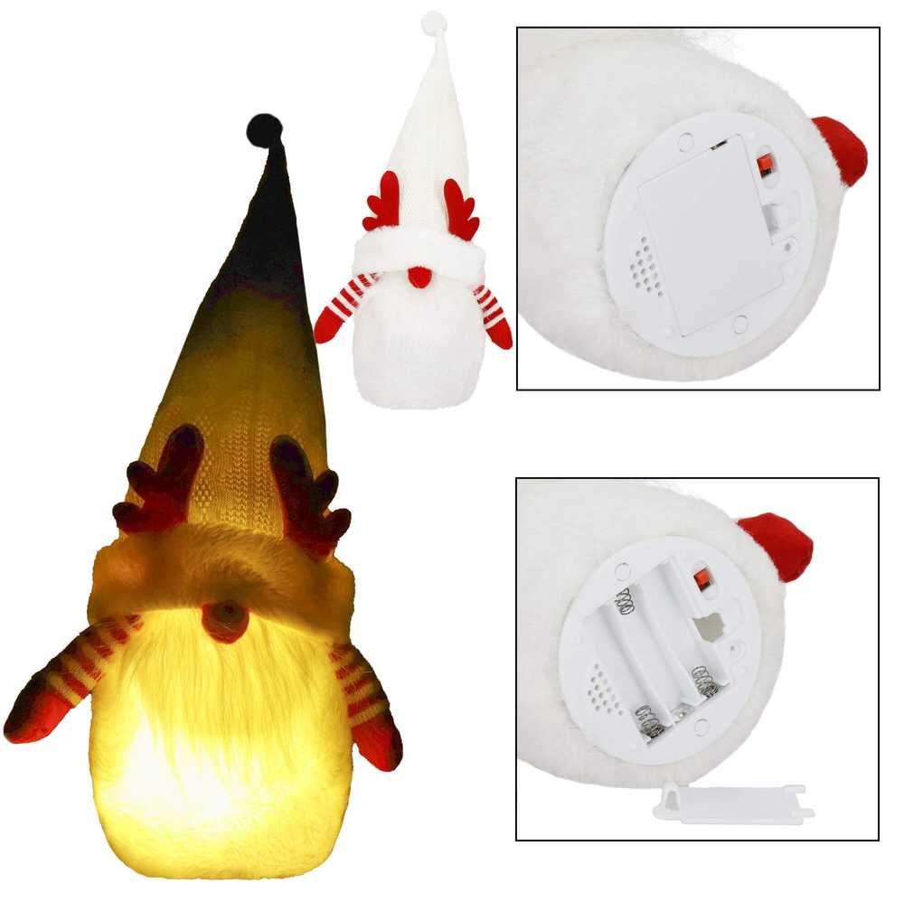 Kalėdinis nykštukas su LED apšvietimu Springos 37 cm