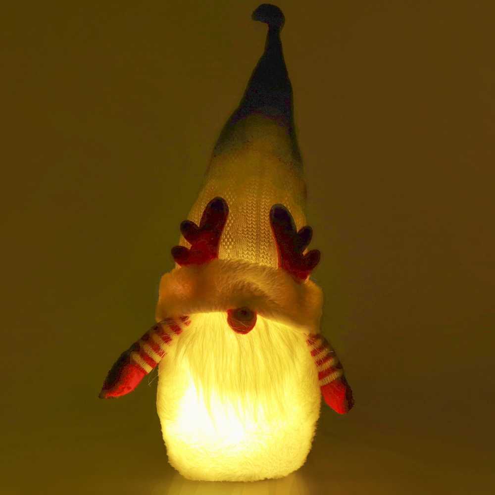 Kalėdinis nykštukas su LED apšvietimu Springos 37 cm