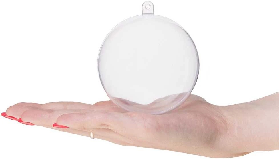 Kalėdinis plastikinis burbulas Springos 8 cm