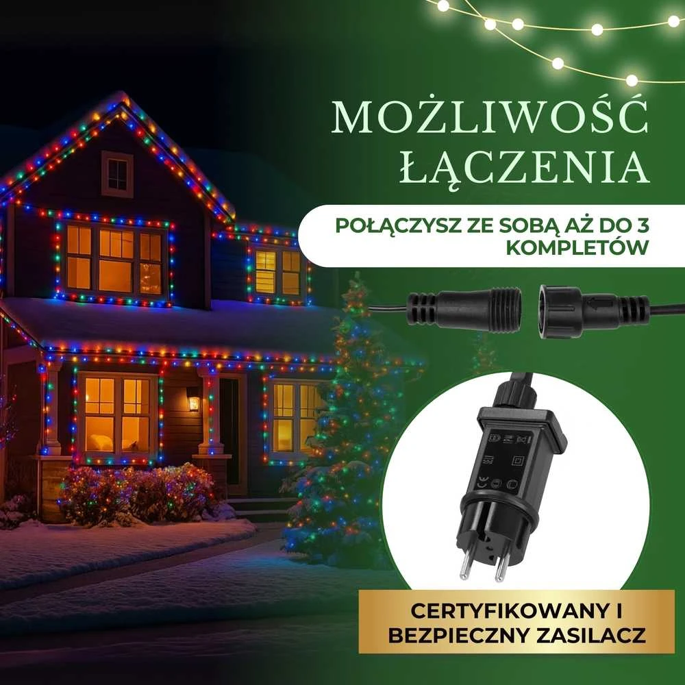 Kalėdų girlianda Springos 500 LED 27,5 m