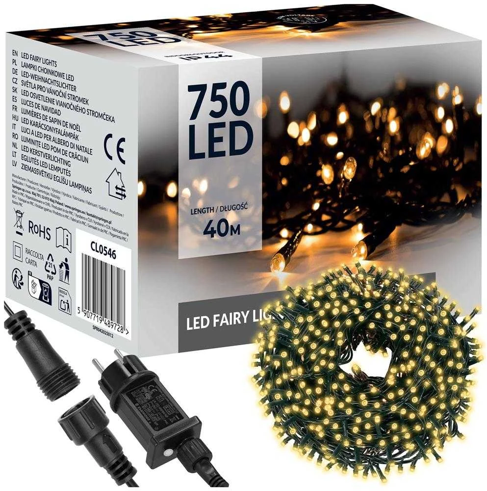 Kalėdų girlianda Springos 750 LED, 40 m