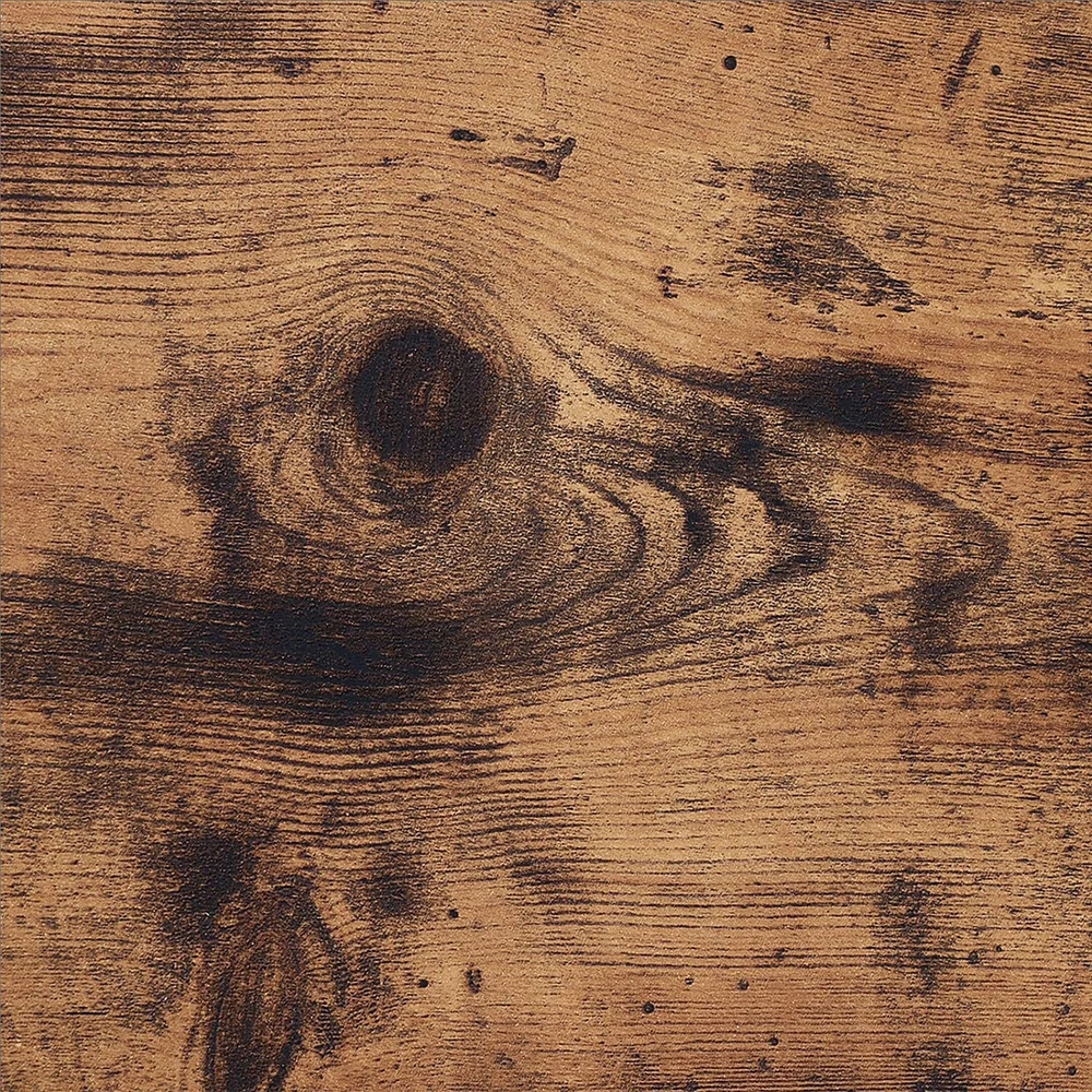 Leobert Kampinė atvira lentyna su 5 lentynomis, ruda ir juoda, 32,5 × 34 × 159 cm