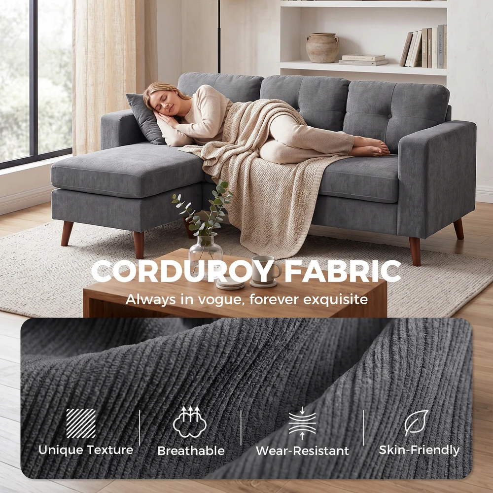 Kampinė sofa 192 cm