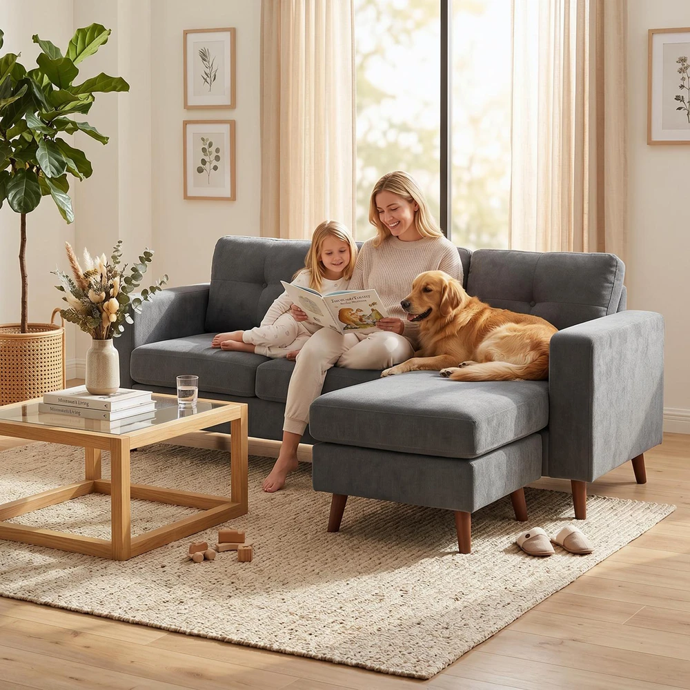 Kampinė sofa 192 cm