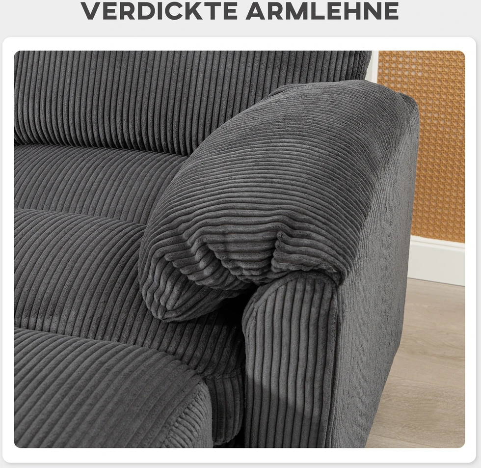 Kampinė sofa 292x224x85 cm
