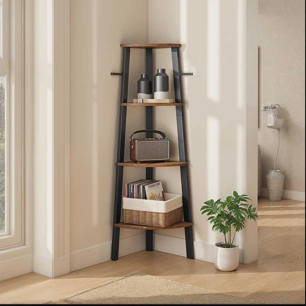 Songmics Kampinis lentyna 34x125x34 cm, 4 lentynos