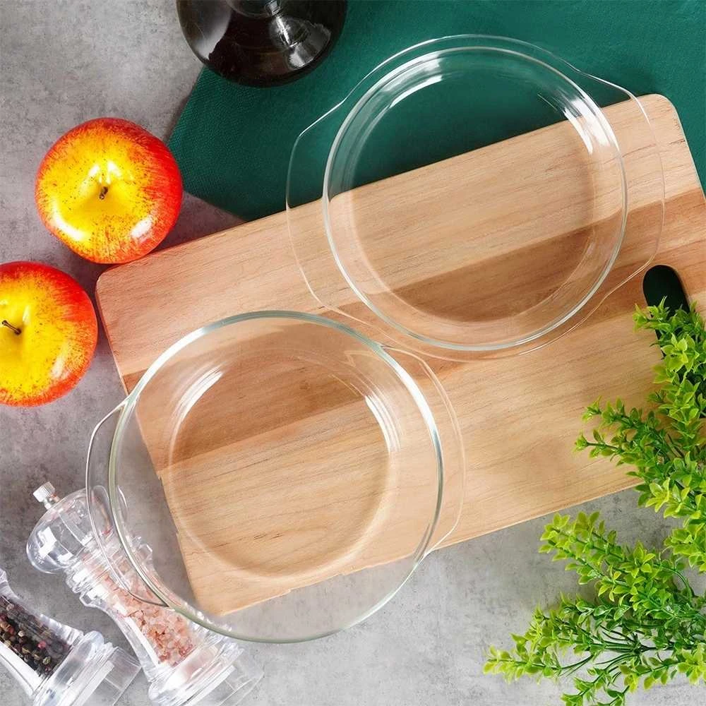 Maku Karščiui atspari stiklinė forma su dangčiu Vilde 1 l + 270 ml
