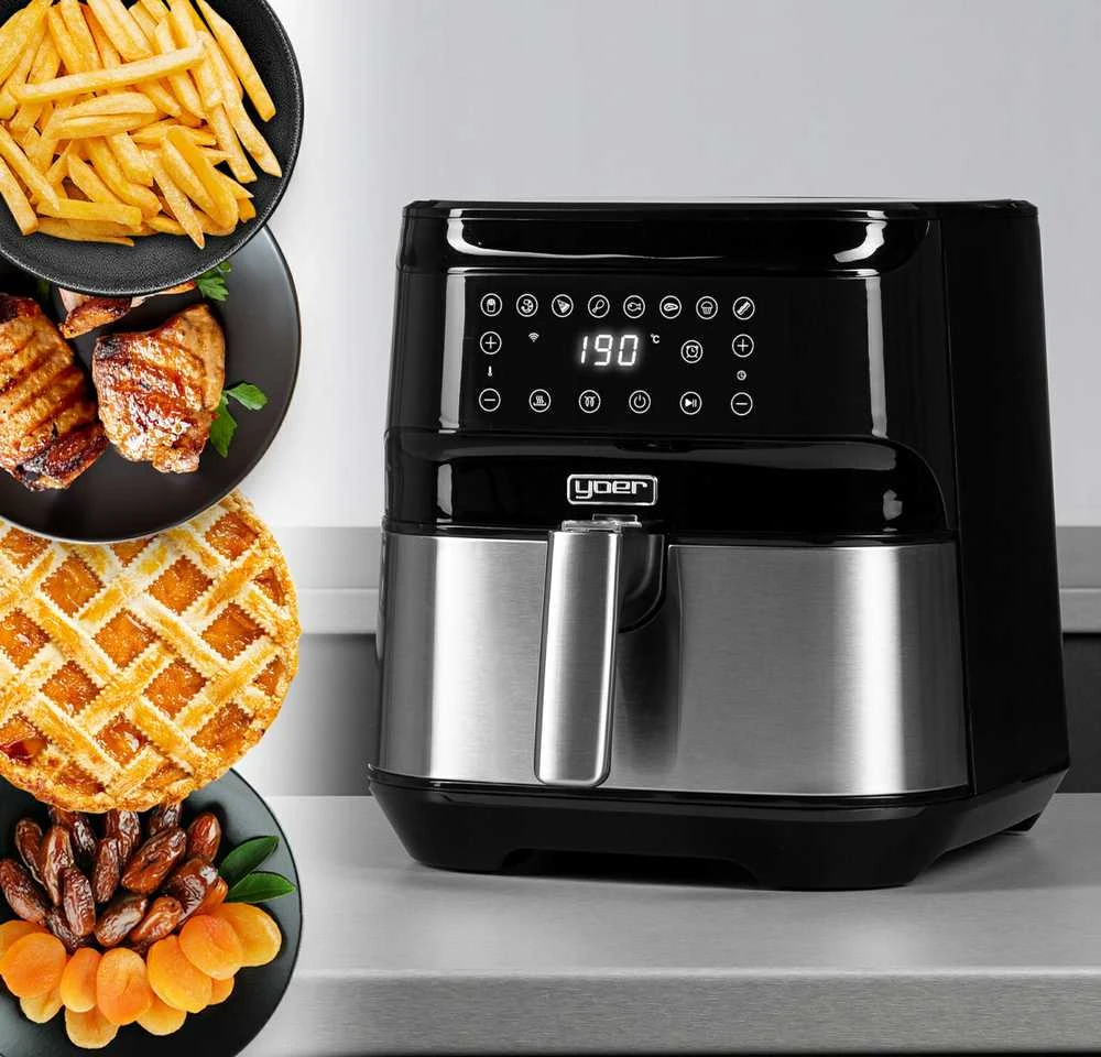 Karšto oro gruzdintuvė Yoer 4in1 6L 1700W +WiFi