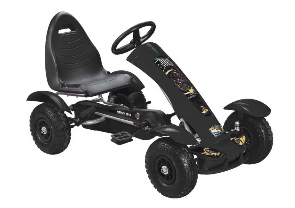 Lean Cars Kartingas su pedalais F618 juodas 113 cm