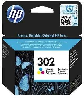 HP 302 trispalvė rašalinė