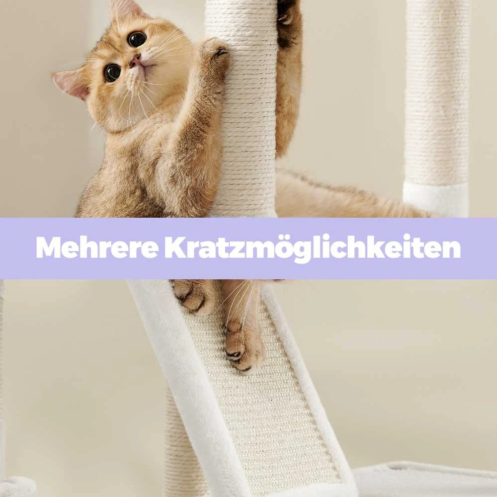 Songmics Feandrea Draskyklė 206 cm aukščio, kačių medis, su 13 draskyklių