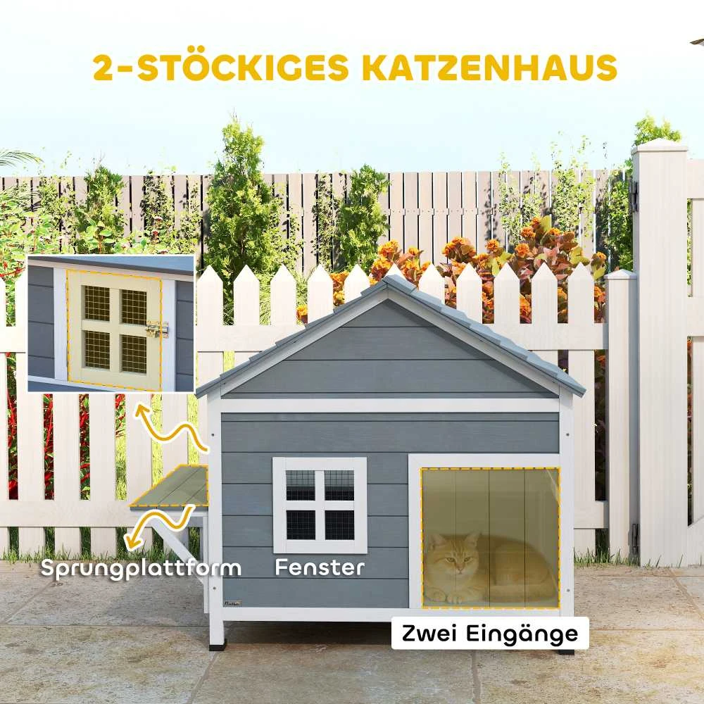 Katinų namelis 101x72,5x81 cm