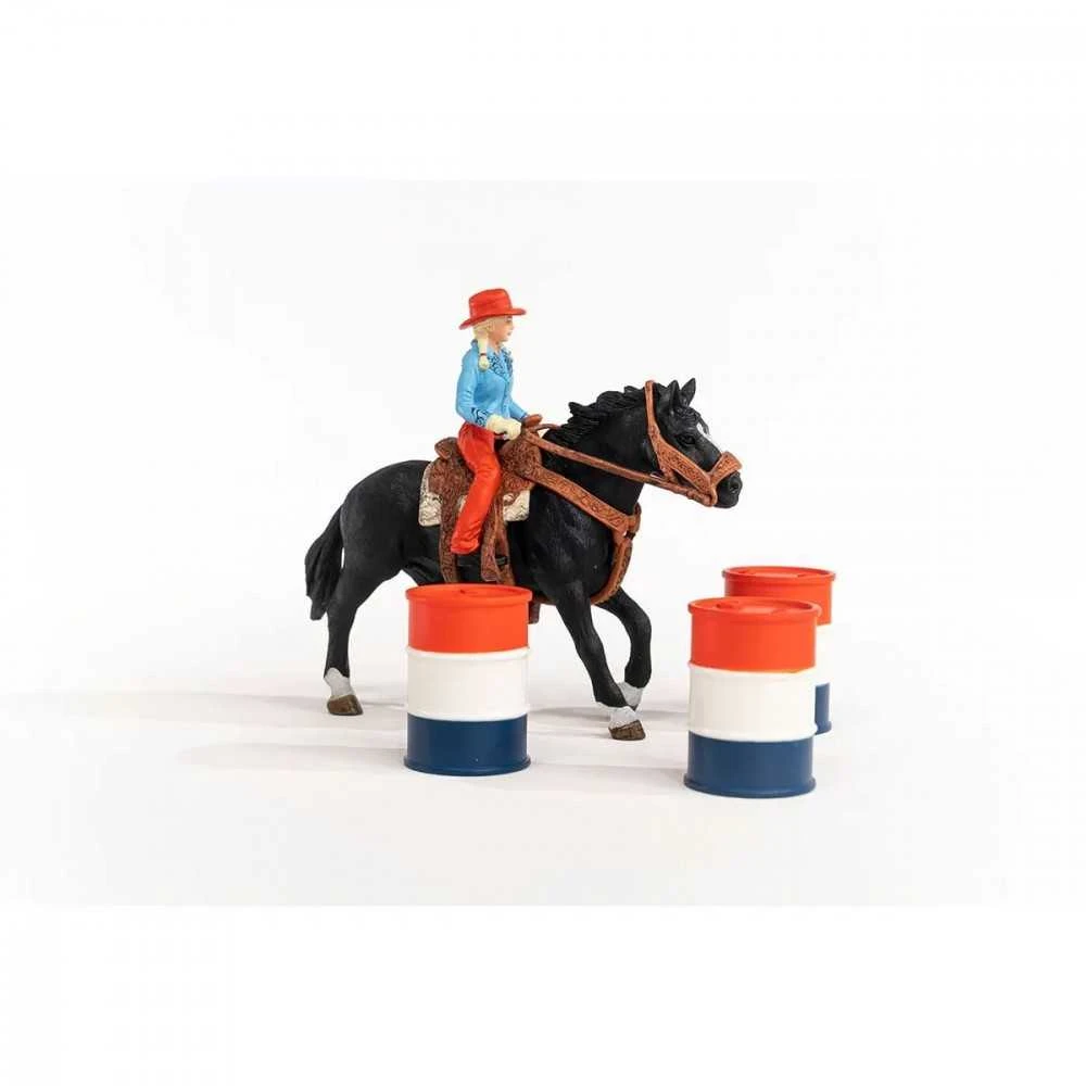 SCHLEICH „Naminiai gyvūnai“ Rinkinys - Kaubojė ant žirgo