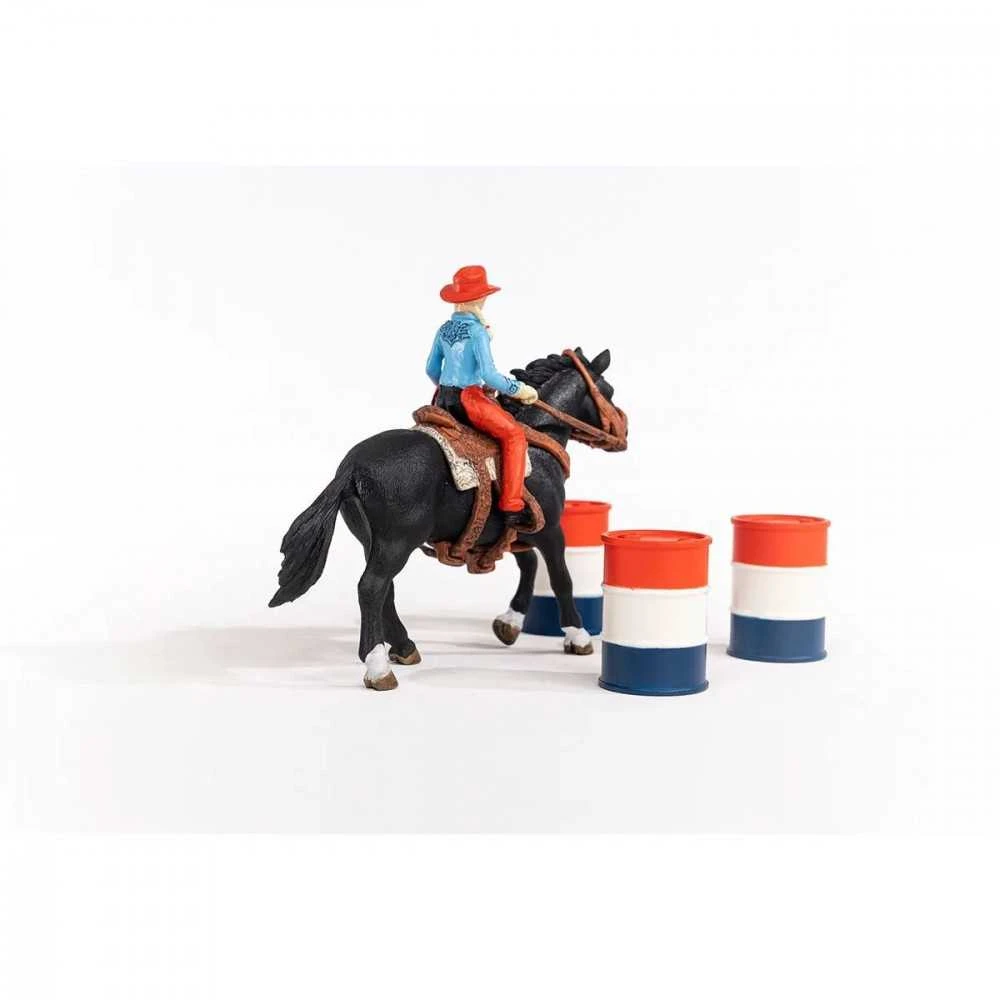 SCHLEICH „Naminiai gyvūnai“ Rinkinys - Kaubojė ant žirgo