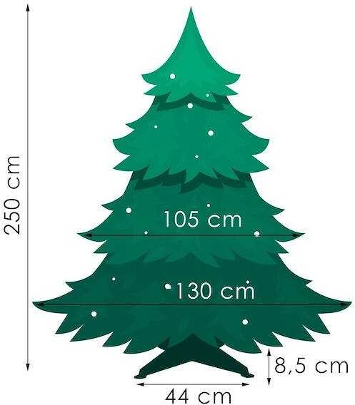 Kaukazo eglė su sniegu Springos 250 cm