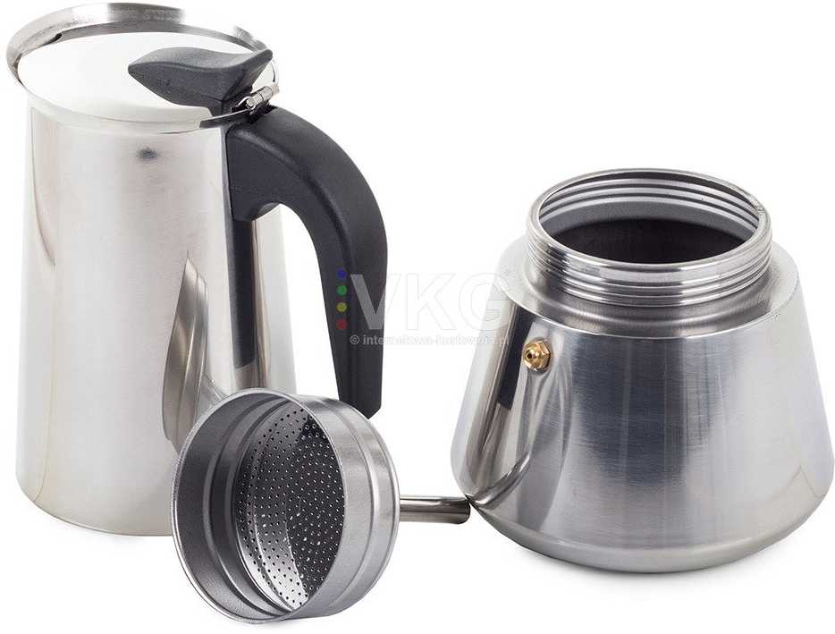 Verk Kavinukas 12 puodelių, 600 ml, nerūdijančio plieno