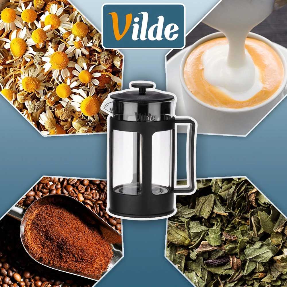 Kitchen Craft Kavos ir arbatos presas Vilde 600 ml