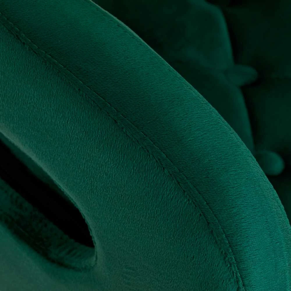 Activeshop Biuro kėdė su ratukais 4Rico QS-OF213G Velvet Žalias