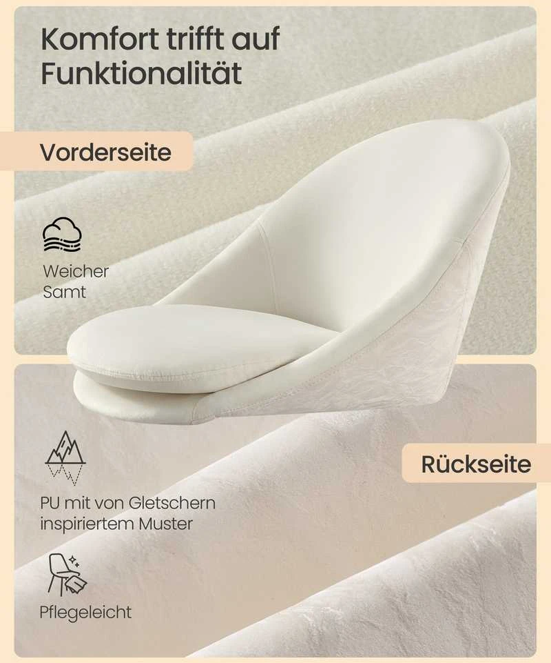 Songmics Kėdė 60×60×80–90 cm