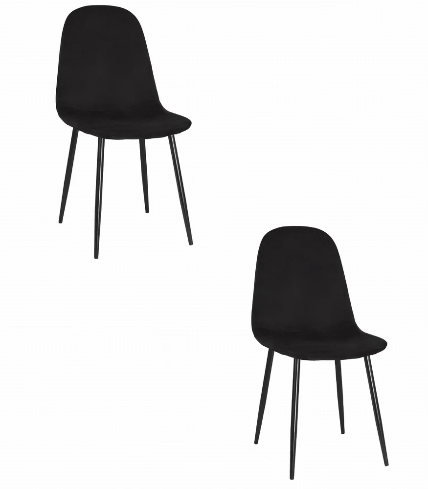 Valora Kėdė COMO, juoda, 87,5 × 44,5 × 50,5 cm, 2 vnt.