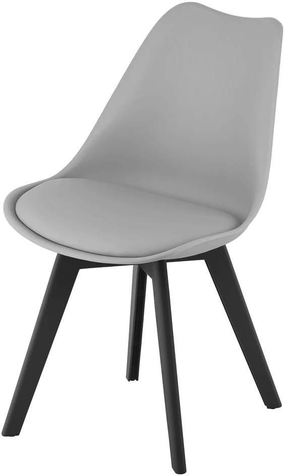 Fromm & Starck Kėdė MARK su pagalvėle, pilka, 82 cm, 4 vnt.