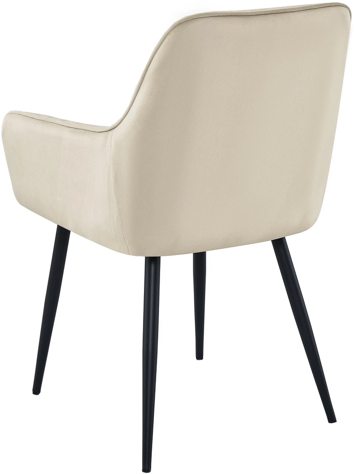 Leobert Kėdė SOLDEN su aksominio audinio sėdyne, smėlio spalvos, 83,5 × 55 × 45,5 cm, 2 vnt.