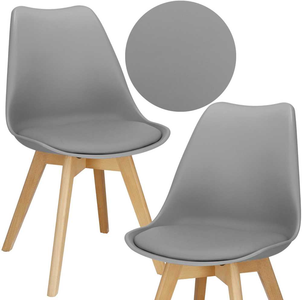 Kėdė Springos DC0017 pilka/ruda