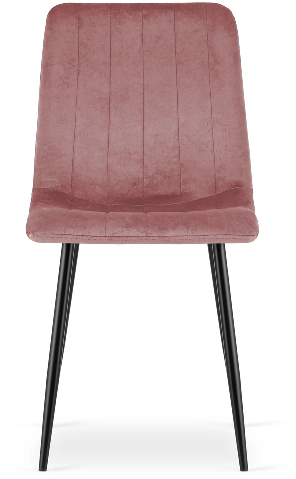 Leobert Kėdė su aksominiu apmušalu, rožinė, 87 cm, 2 vnt.