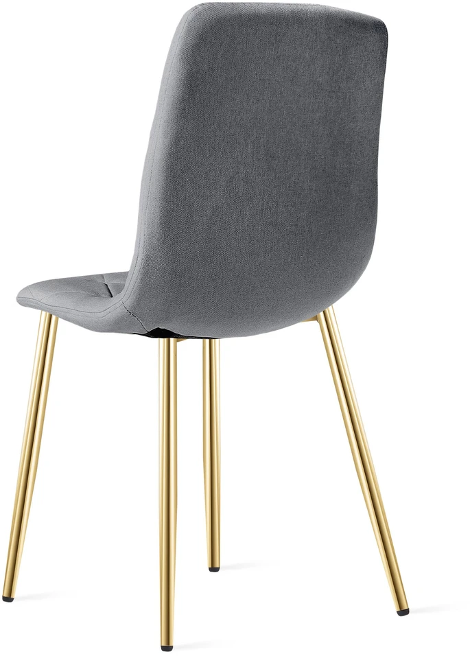 Kėdė su metalinėmis kojomis, tamsiai pilka, 87 cm