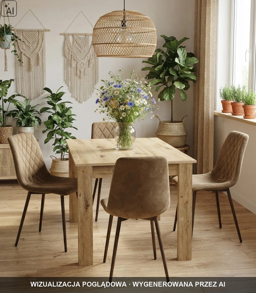 Kėdė TURIN, ruda, 87,5 × 44,5 × 53 cm, 3 vnt.