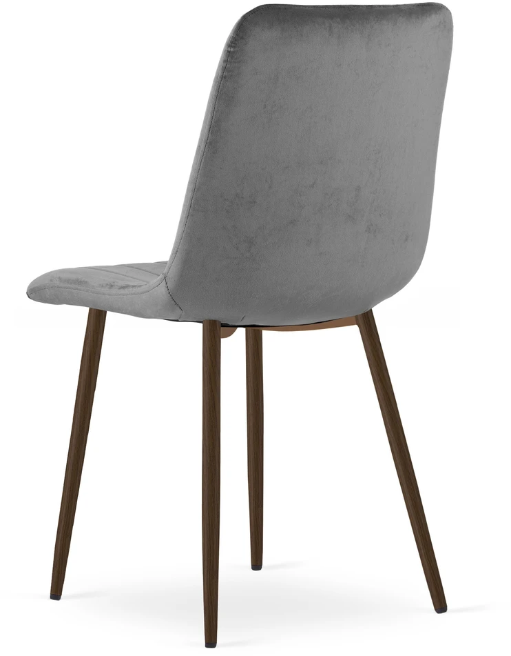 Kėdė Velvet LAVA, tamsiai pilka, 86 × 55 cm, 4 vnt.