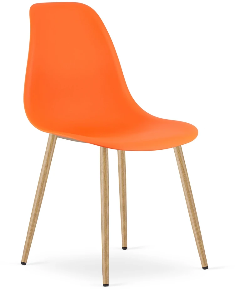 Valora Kėdė WAT su profiliuota sėdyne, oranžinė, 84 × 46 × 51 cm, 2 vnt.