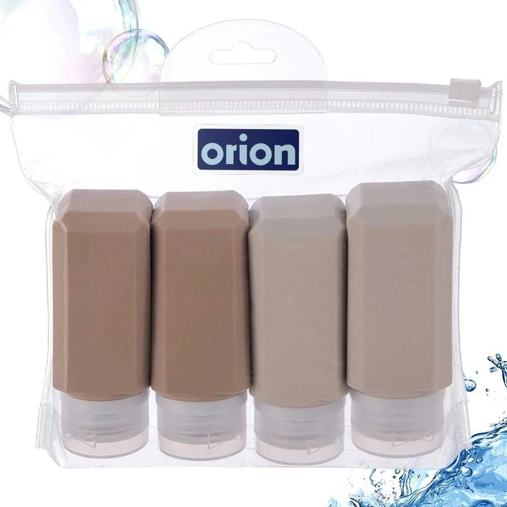 Svarstyklės Inter Vion Orion Kelioniniai buteliukai 90 ml 4 vnt Silikoniniai