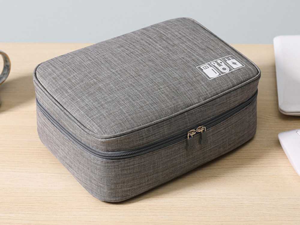 Travel organiser bag for chargers and cables