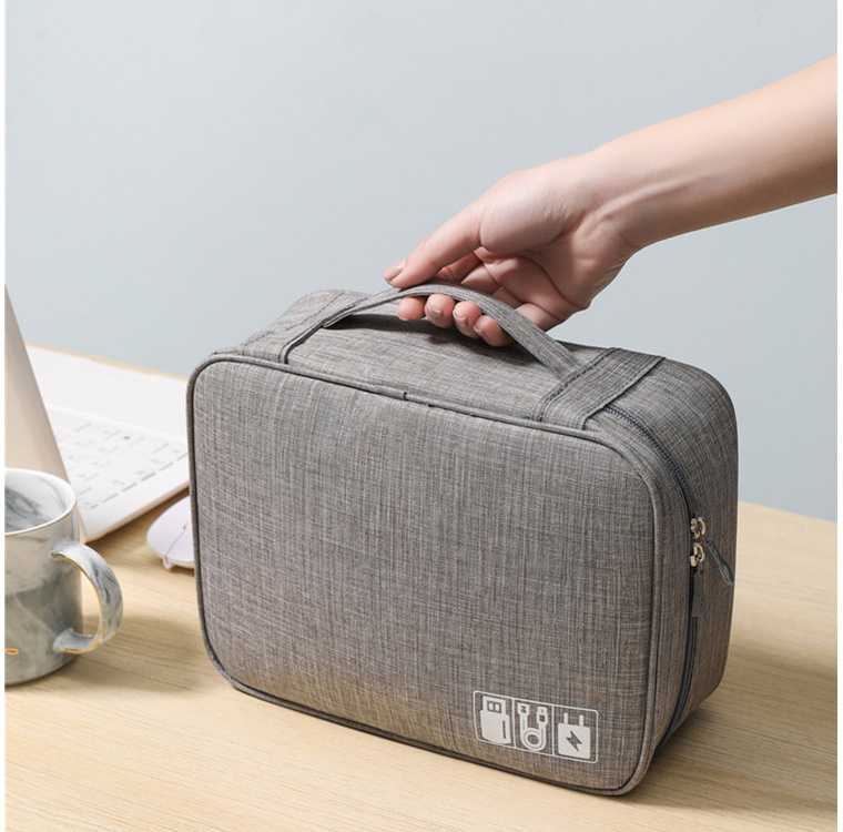Travel organiser bag for chargers and cables