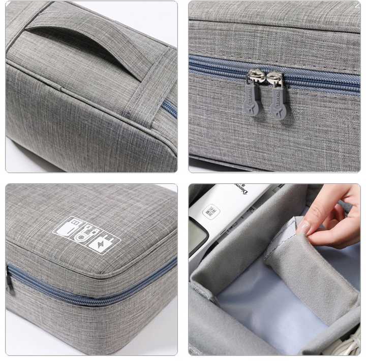 Travel organiser bag for chargers and cables