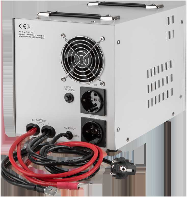 KEMOT PROsinus-2000 nepertraukiamo maitinimo šaltinis su pilna sinusoidė ir įkrovimo funkcija 12V 230V 2000VA 1200W