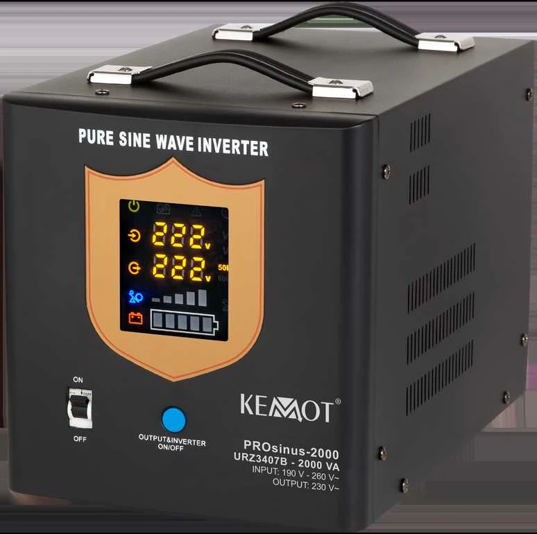 Nepertraukiamo maitinimo šaltinis 1200W 12V/230Vac KEMOT PROsinus-1200