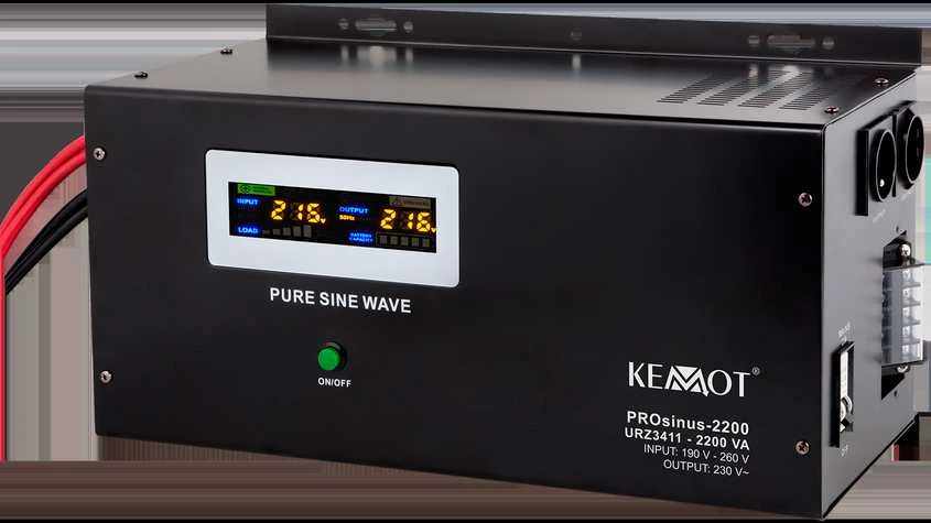 Nepertraukiamo maitinimo šaltinis 12V 230V 3000VA/1600W sinusas KEMOT
