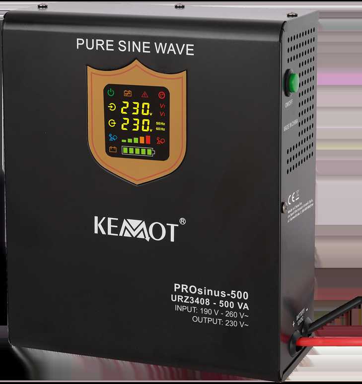 Nepertraukiamo maitinimo šaltinis 300W 12V/230Vac KEMOT PROsinus 300