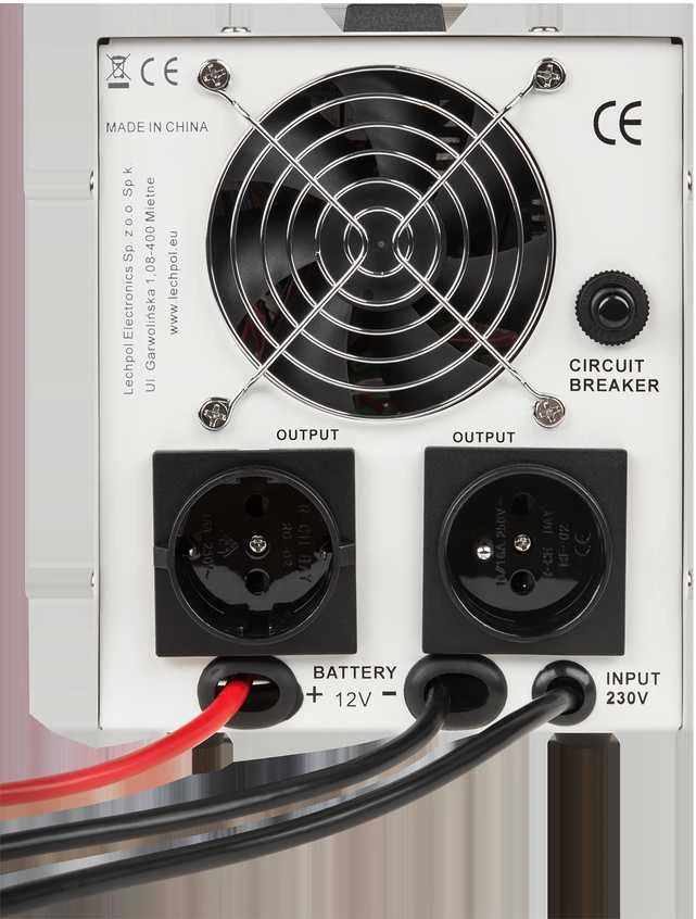 Nepertraukiamo maitinimo šaltinis 300W 12V/230VAC sinusas KEMOT - baltas